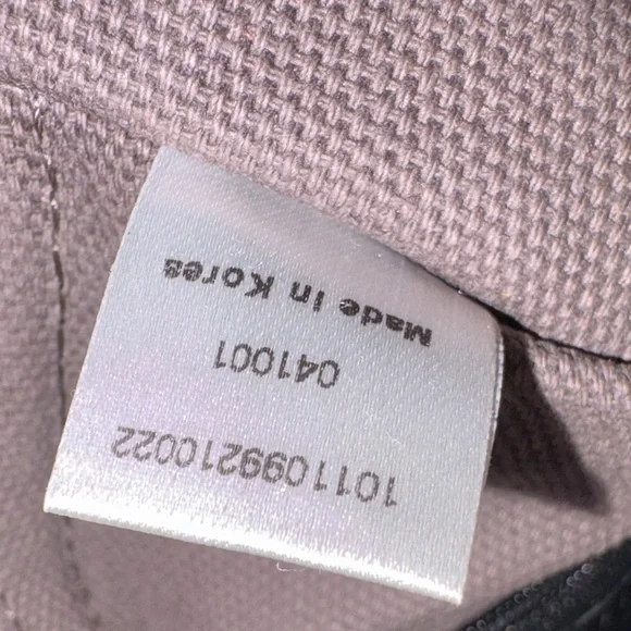 MCM Visetos Black Satchel with Pink and Teal Stripe - Picture 9 of 11